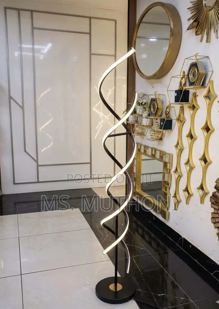 Double Twist Ambient Floor Lamp (147 Cm )