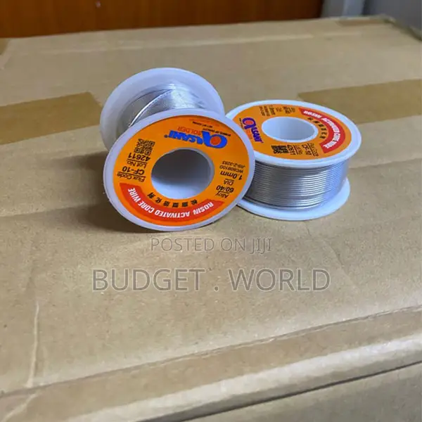 High-Quality Rosin-Core Solder Wire 1.0mm, 100g, 60-40 Tin-Lead]