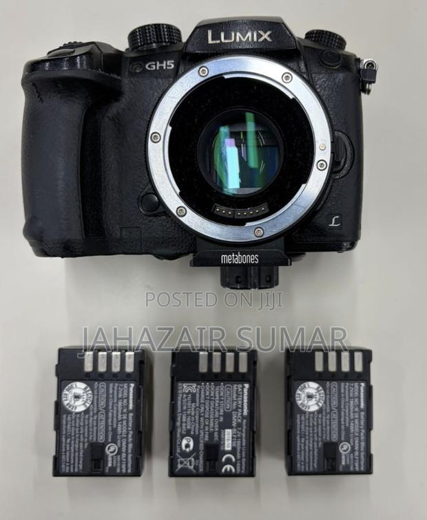 Lumix GH5 Body & 3x Spare Batteries - main view