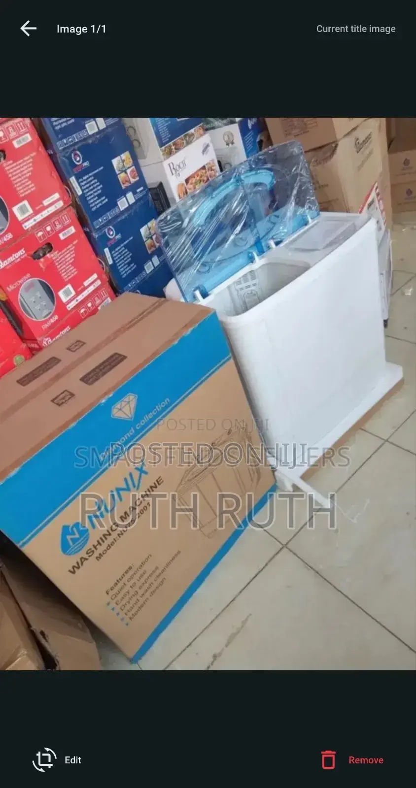 Nunix Top Load Washing Machine, 7.5kgs