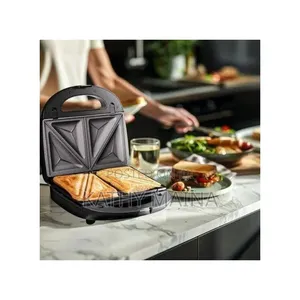 Nonstick Heavy-Duty 2 Slice in 1 Sandwich Maker and Bread Toaster
