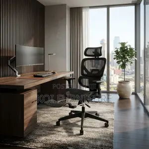 Office Chairs; Executive Orthopedic High Backrest Seat With Footrest