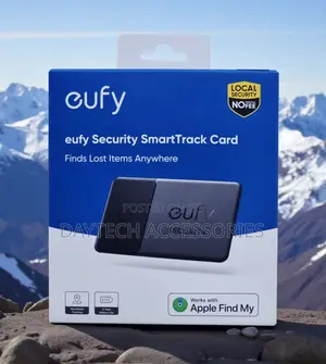 Eufy Security SmartTrack Card Black Ultra-Slim Wallet Tracker & Finder