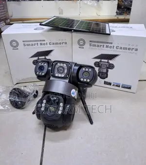 V380 Triple Lens Solar 4G Camera – Ideal for Farms Compounds