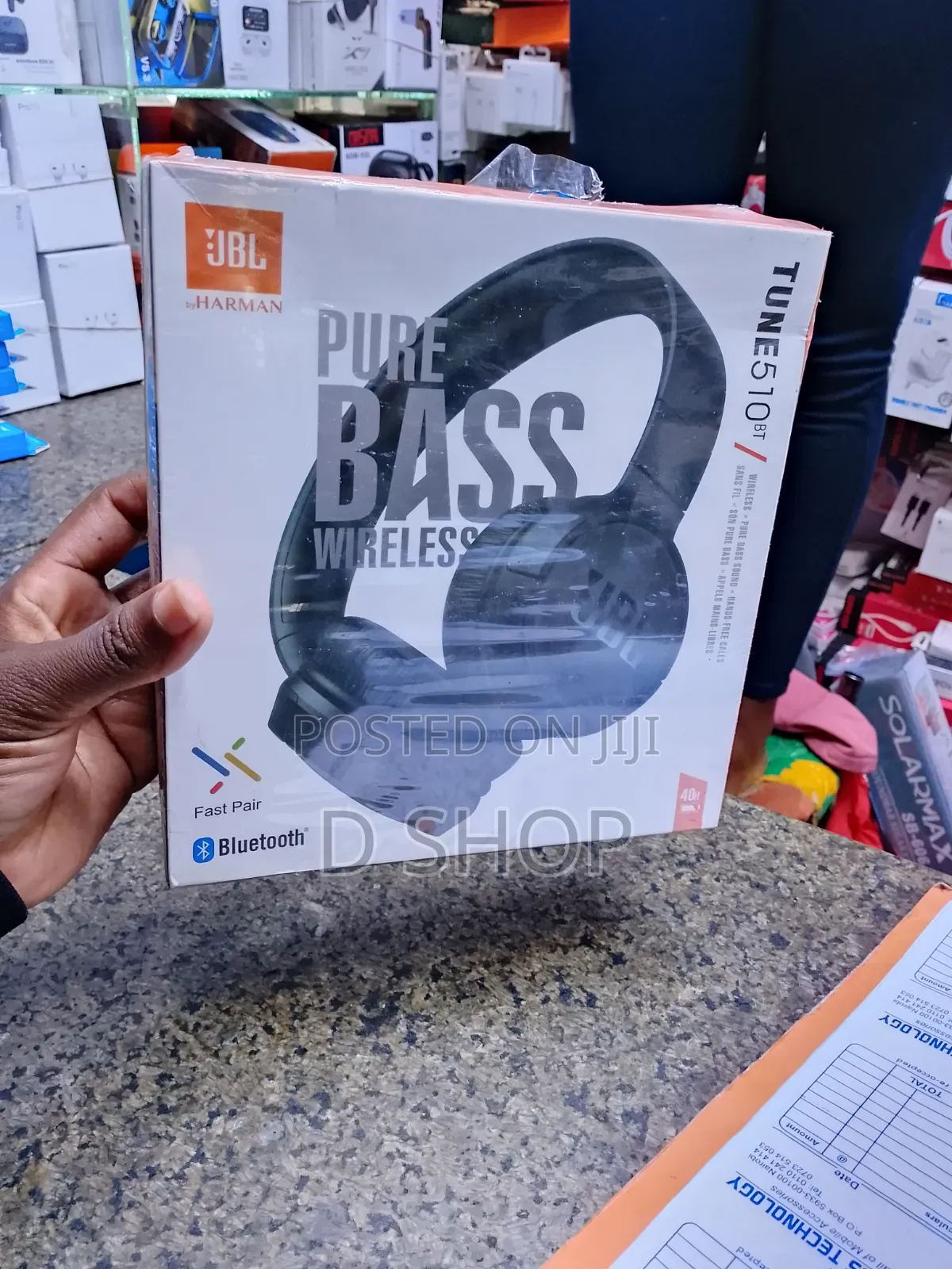 JBL Pure Bass Wireless Headphones