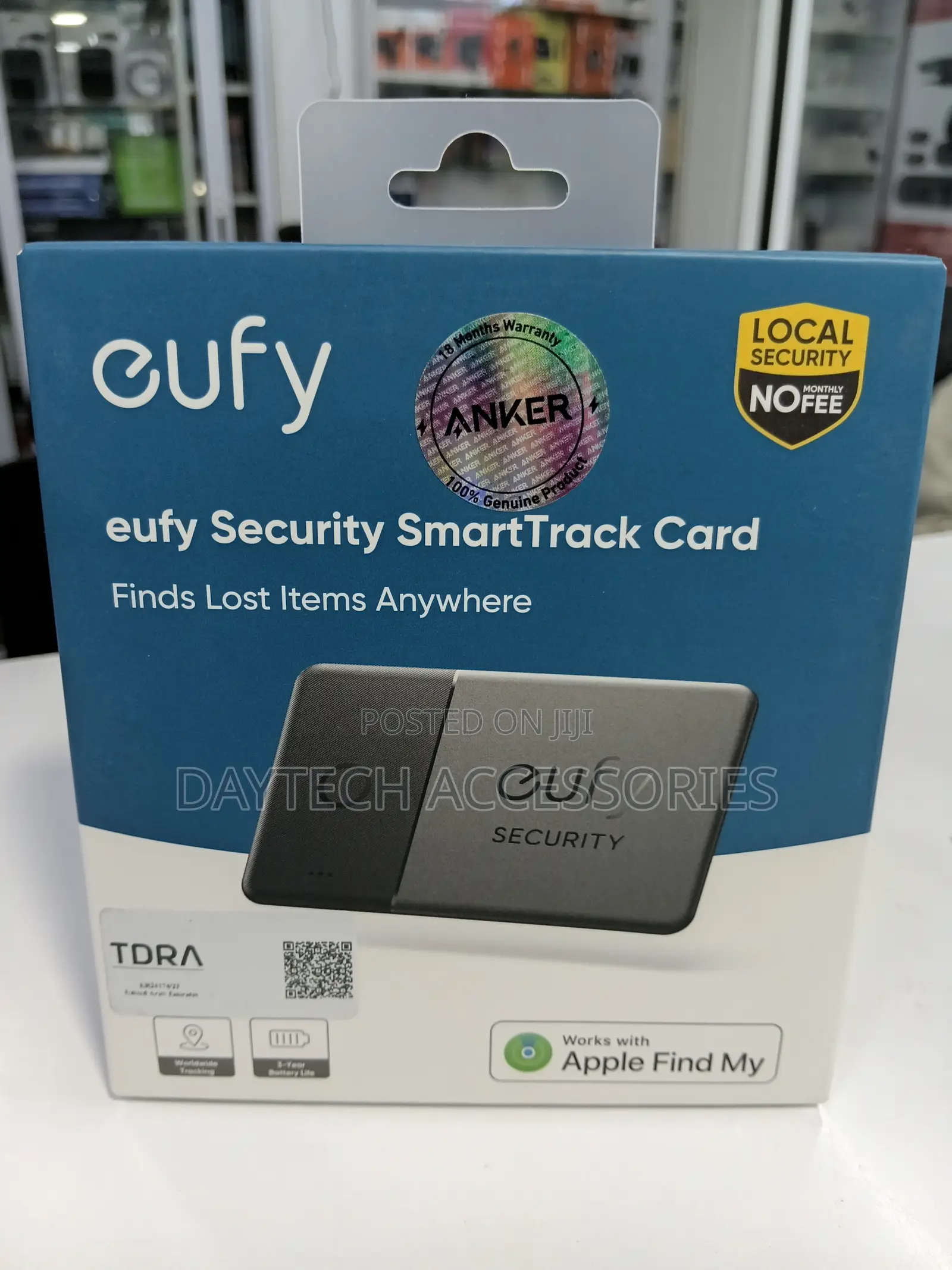Eufy Security SmartTrack Card for iOS (1 Pack) – T87B2011 – Black