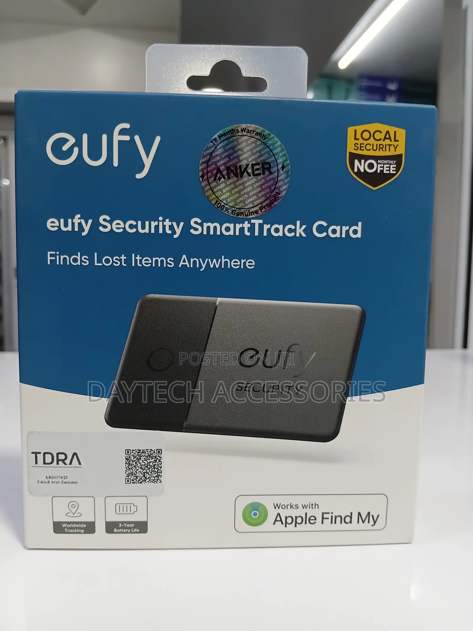 Eufy Security SmartTrack Card by Anker - Black