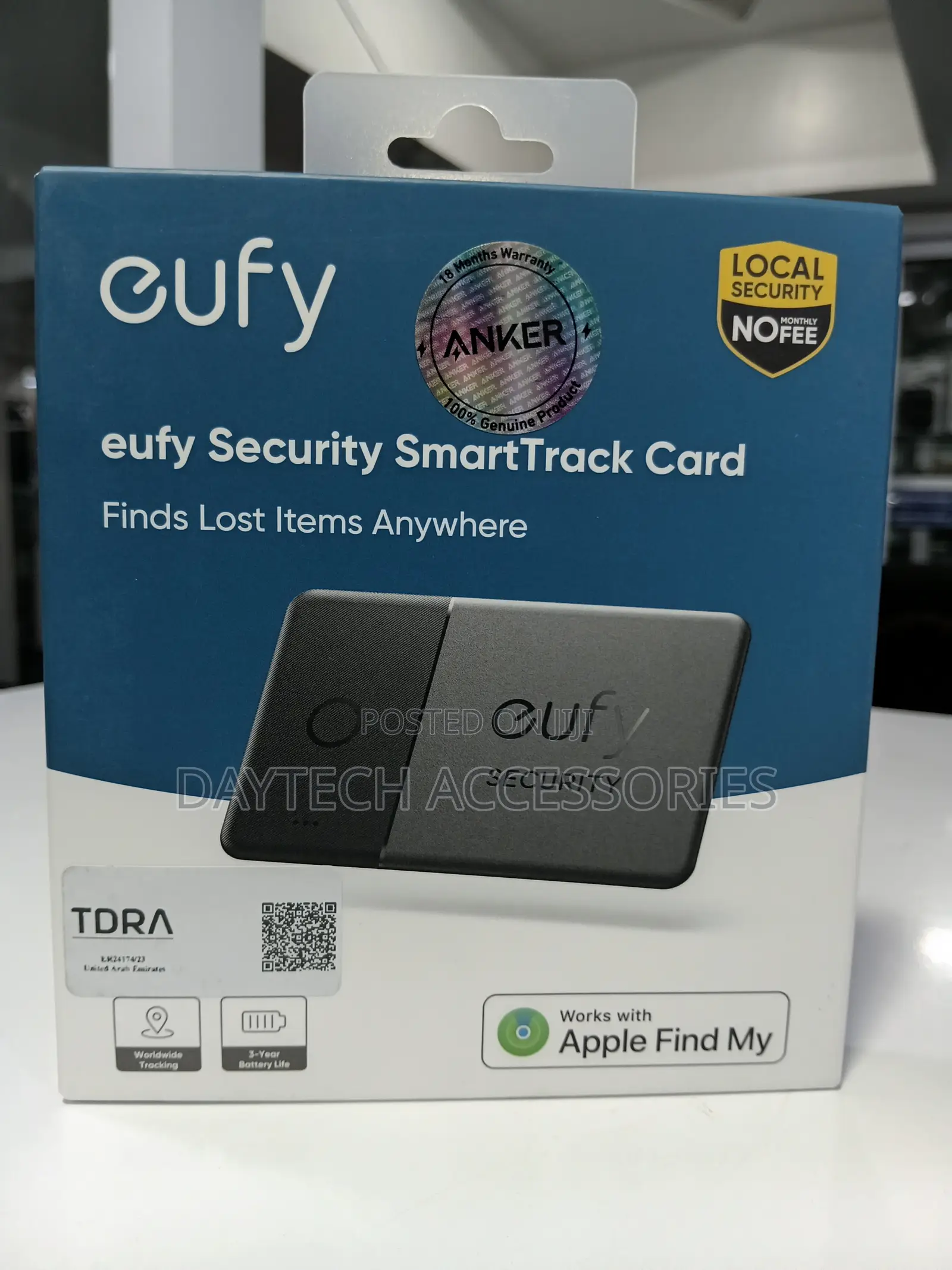 Eufy Security SmartTrack Card by Anker - Black