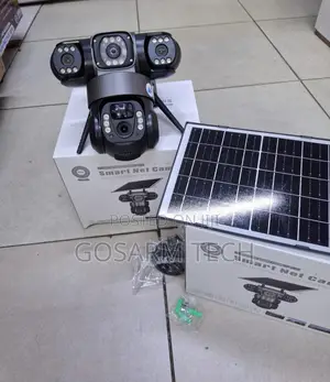 Triple Lens Solar 4G V380 Solar Powered 3 Lens