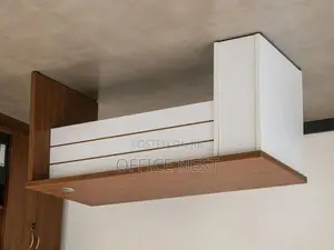 Wooden Managerial Desk With Side Storage