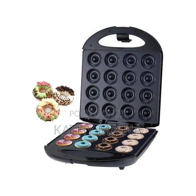 Mini Donut Maker, 16 Holes Electric Doughnuts Maker Machine, M