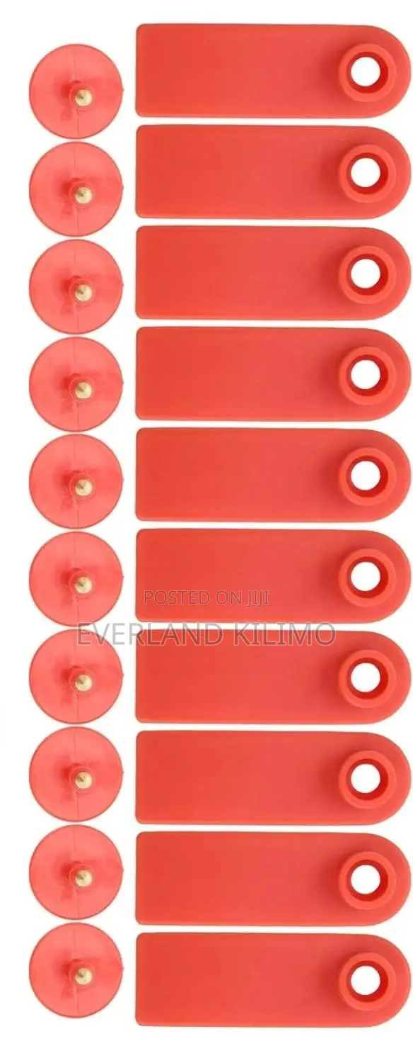 High-Quality Plastic Slim Tags for Goats - Plain