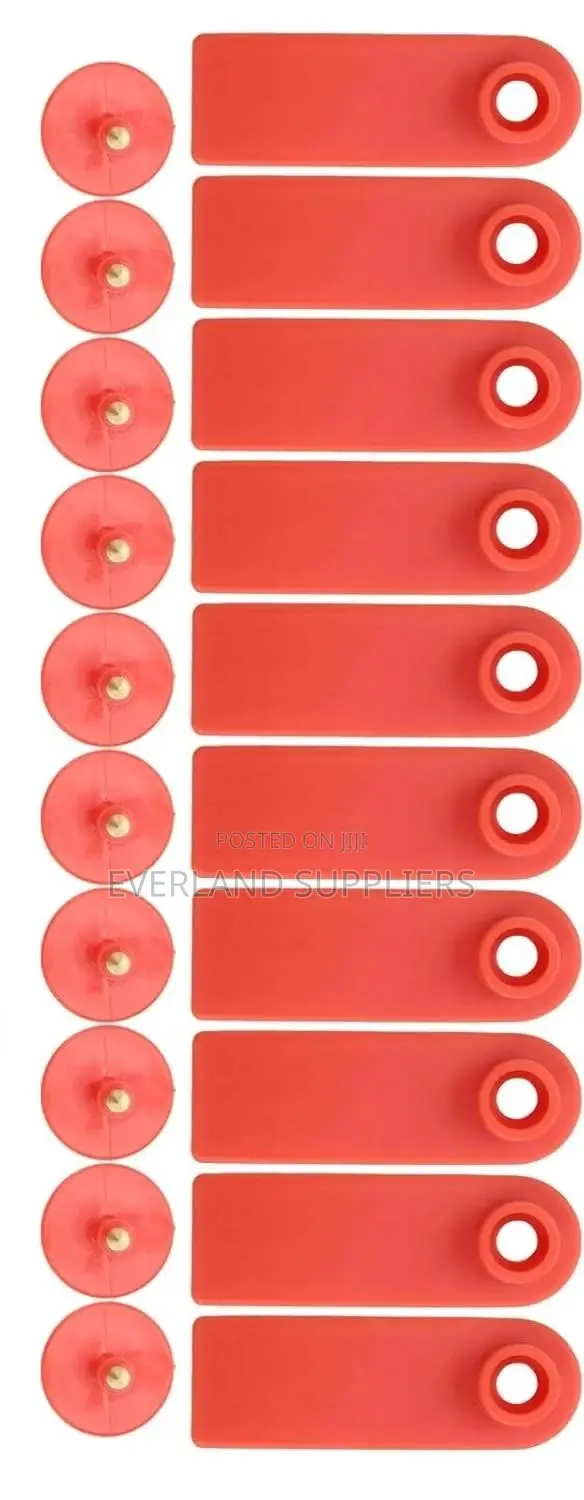High-Quality Plastic Slim Tags for Goats - Plain