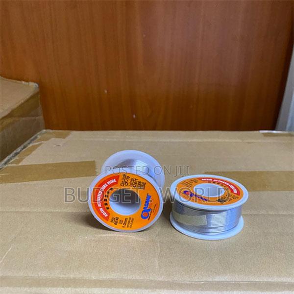 Premium-Quality Asahi 1x 1.0mm Rosin Core Solder Wire-100gm