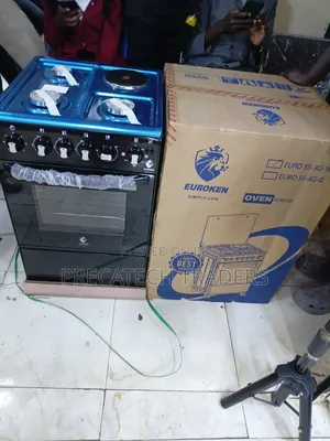 Euroken 3 Gas Burners + 1 Hotplate Cooker