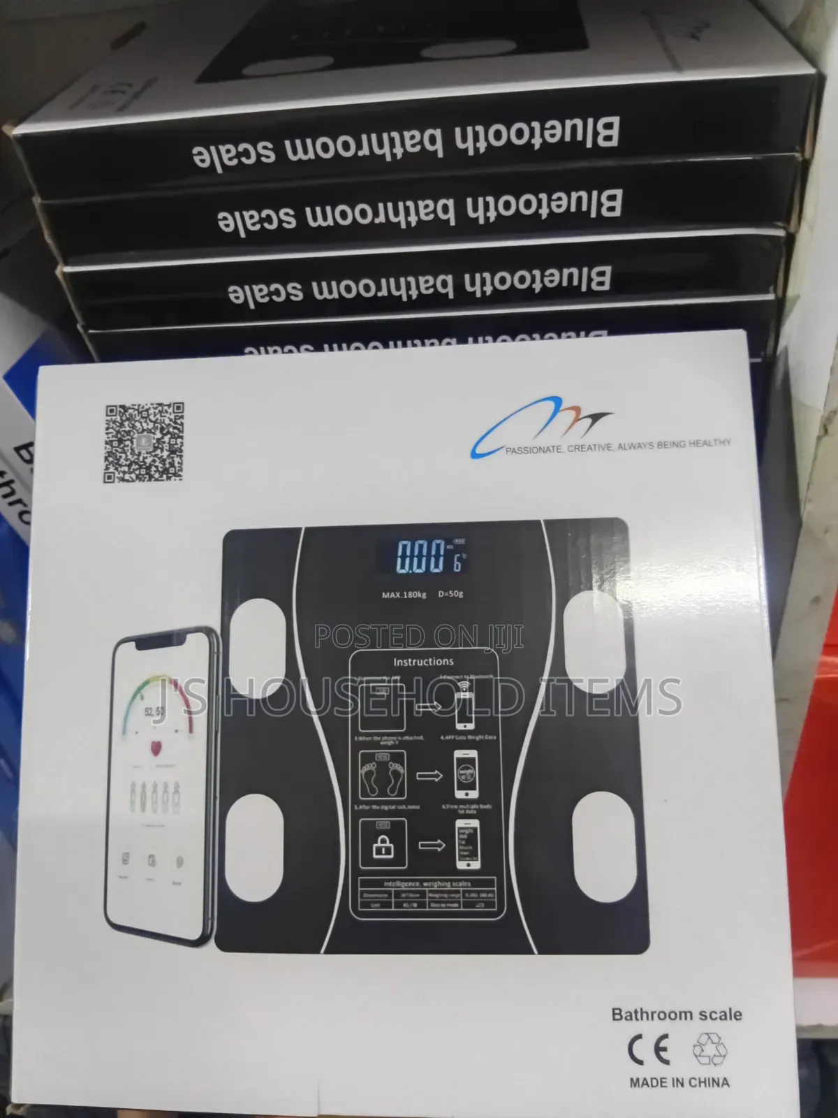 Digital Bathroom Scale BMI Weighing Bluetooth Body Fat Scale