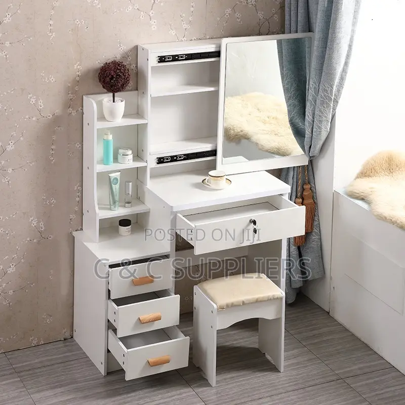 White Simple Dressing Table