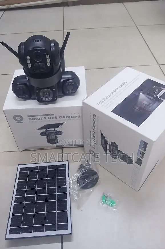 4g Simcard 4G Triple Lens CCTV Camera With Auto Tracking