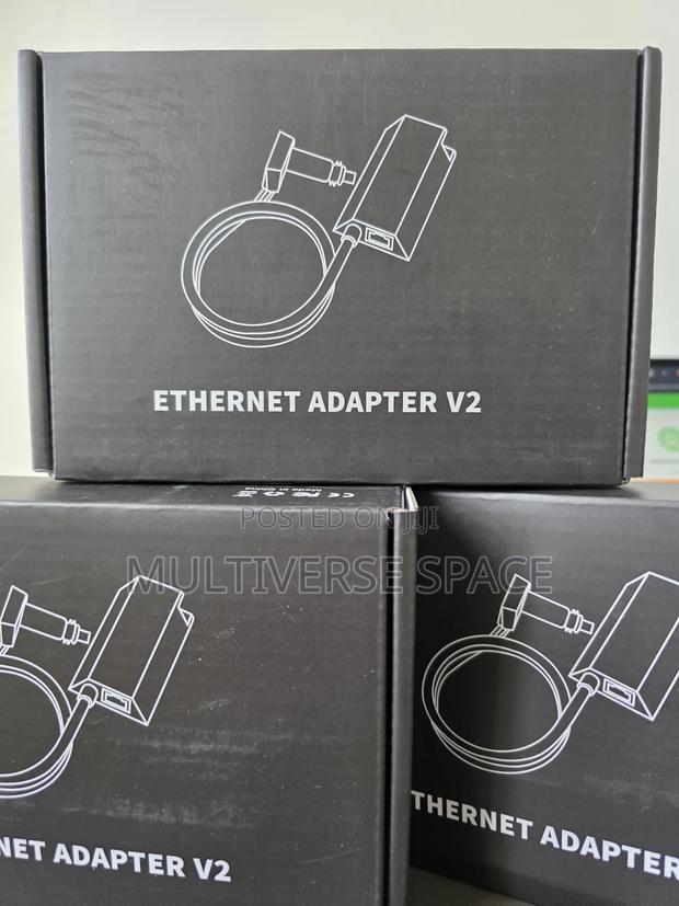 Starlink V2 Kit Ethernet Adapter Standard Actuated Wired Network