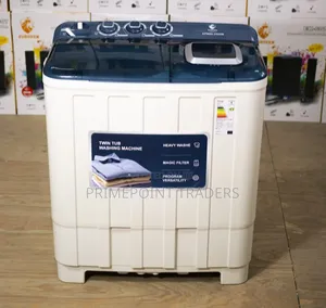 Euroken 8 Litres Twin Tub Washing Machine – Large Capacity Laundry
