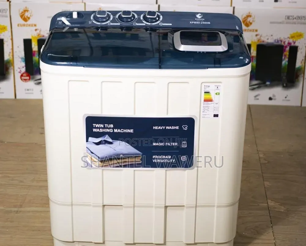 8 Kg Euroken  Twin Tub Washing Machine @18500
 Eur