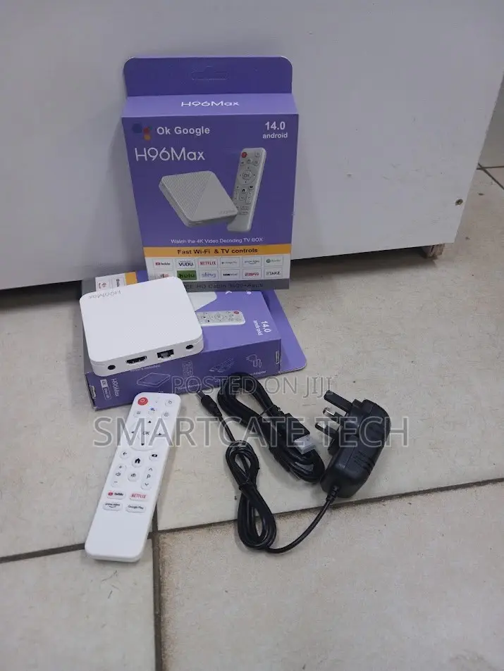 H96 Max Android 14 TV Box 2gb Ram 16gb Rom – 4k Smart TV Box