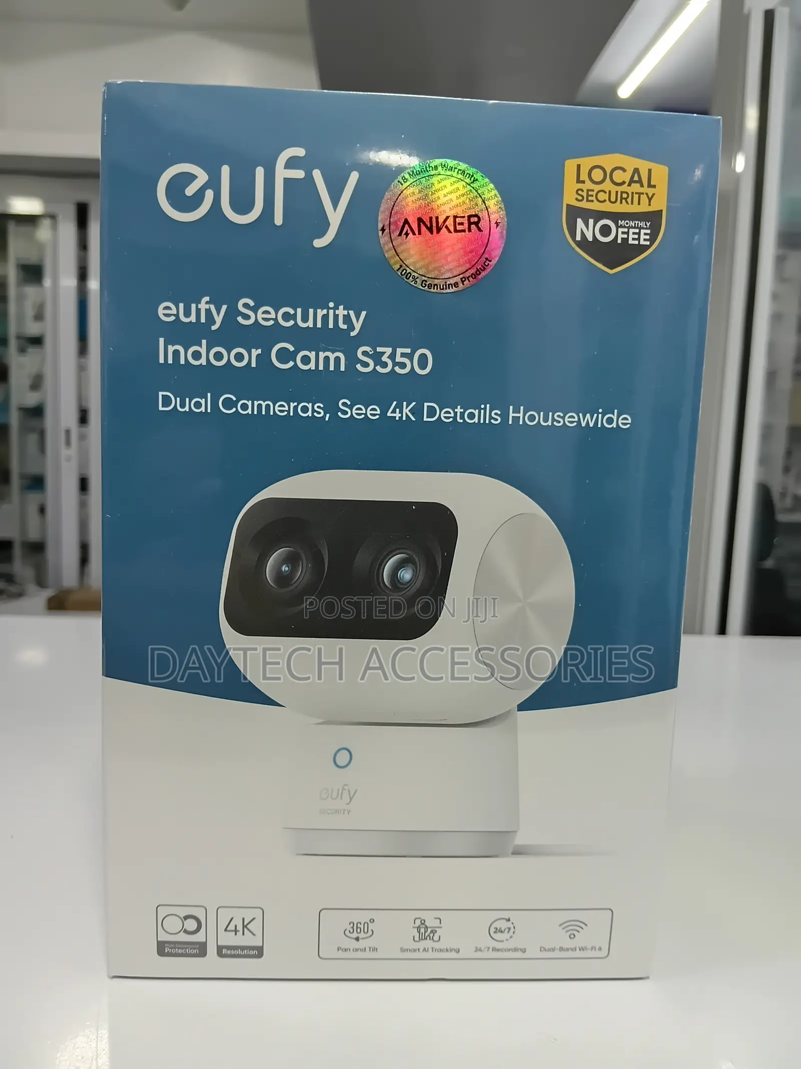 Eufy Security Indoor Cam S350 Smart Dual-Camera Indoor Security System