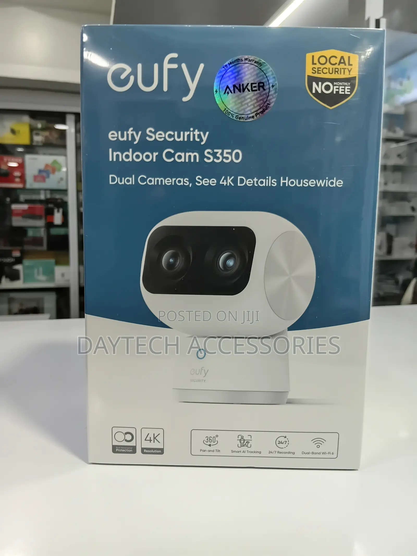 Eufy Security Indoor Cam S350 Smart Dual-Camera Indoor Security System