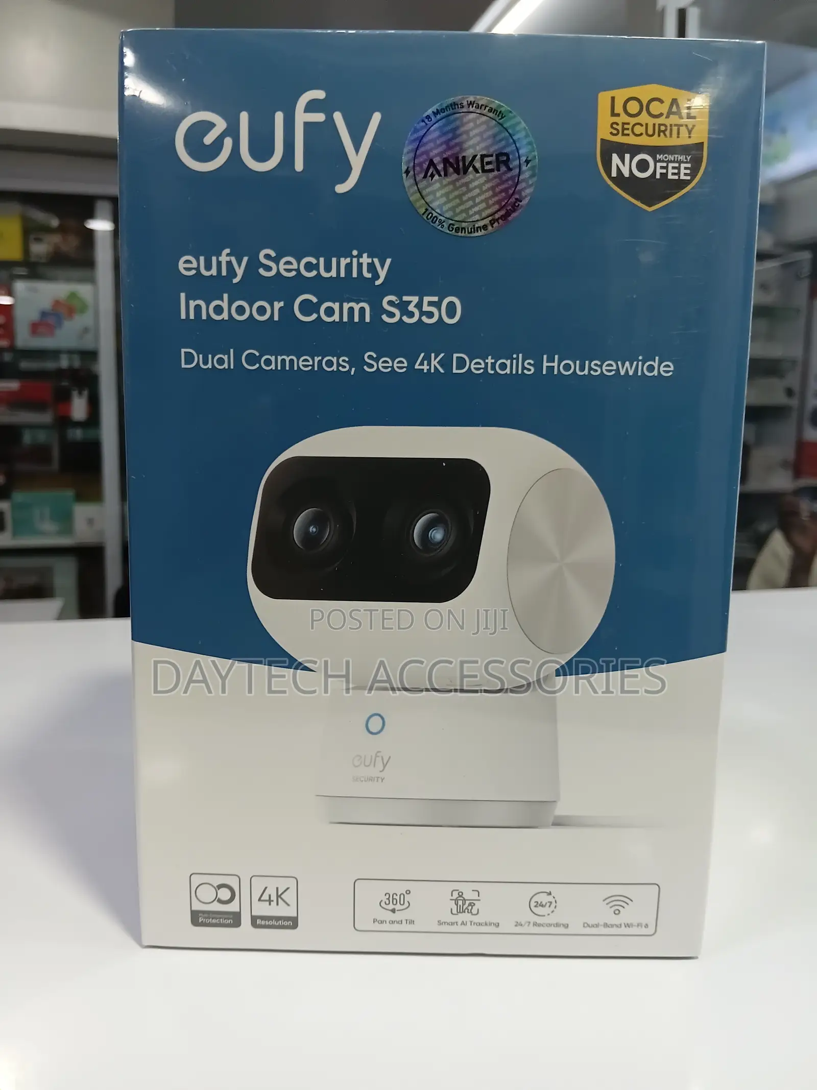 Eufy Security Indoor Cam S350 Smart Dual-Camera Indoor Security System