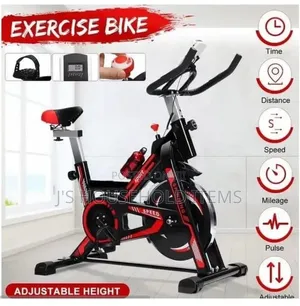 Fitness Exercise Bike/Spin Bike for Home Cardio With Height Adjustable