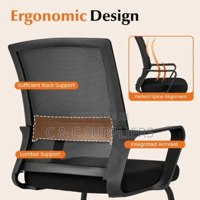 Mesh Low Back Ergonomic Boardroom Chair.