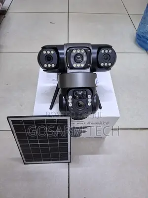 Smart VTS28 Triple Lens 4G Solar CCTV Camera With Two-Way Audio