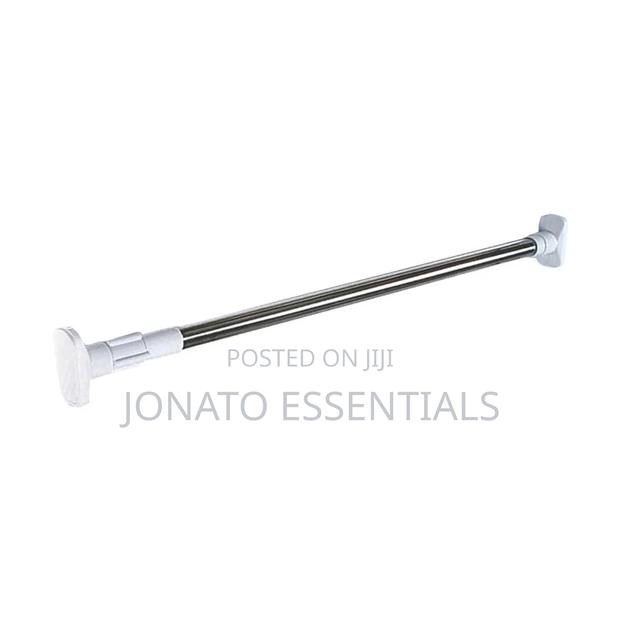 Adjustable Tension Rod for Curtains & Wardrobe (No Drilling) - thumbnail 5