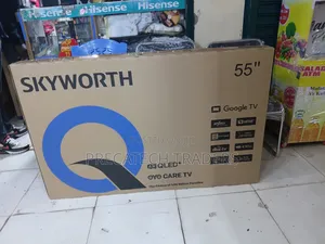 Skyworth 55" 4K QLED+ Google TV – Smart TV