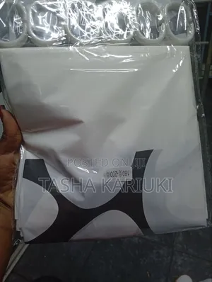 Premium PVC Waterproof Shower Curtain 180×200cm – With Free Hooks.