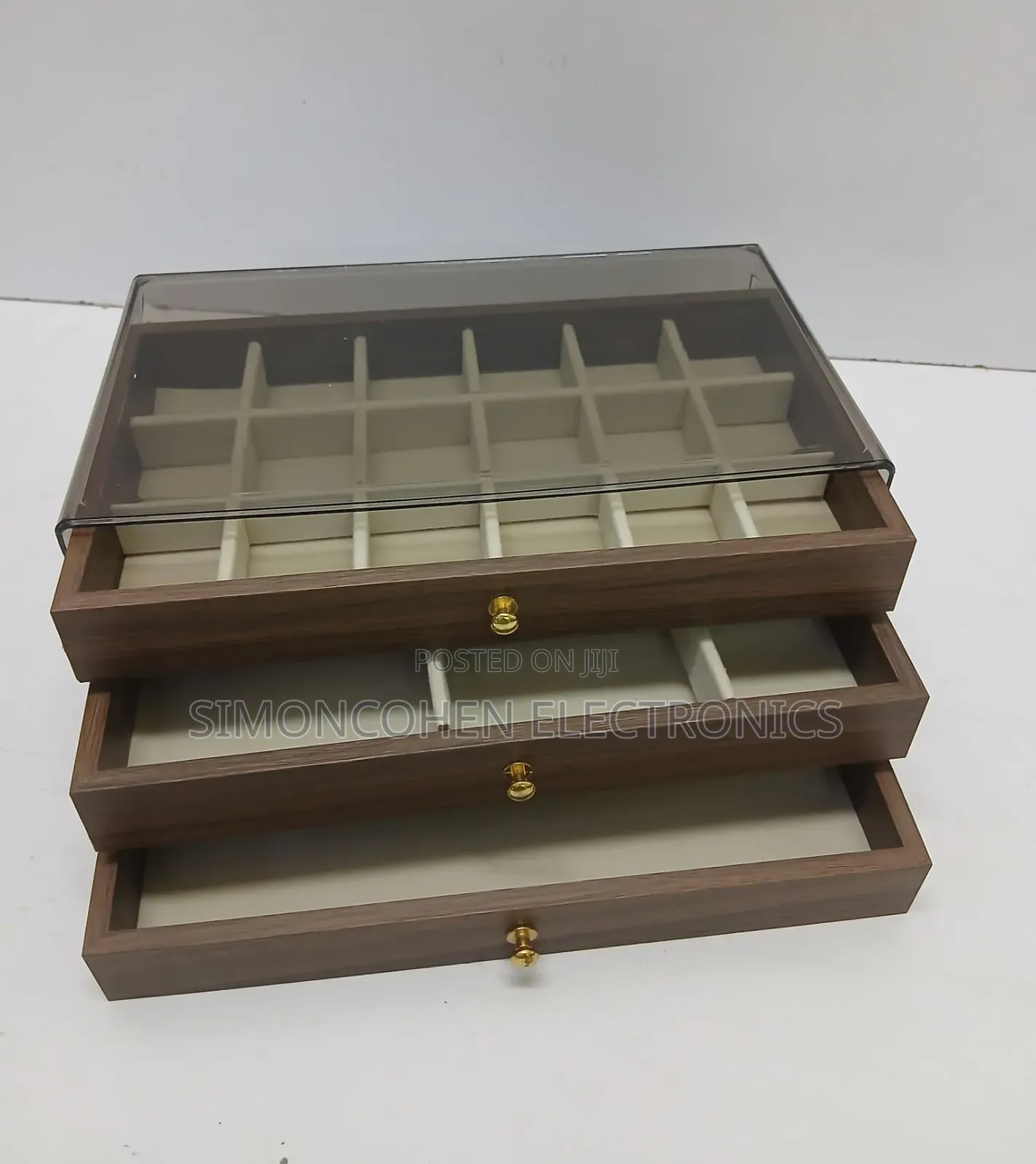 Multifunctional Transparent Jewelry Box