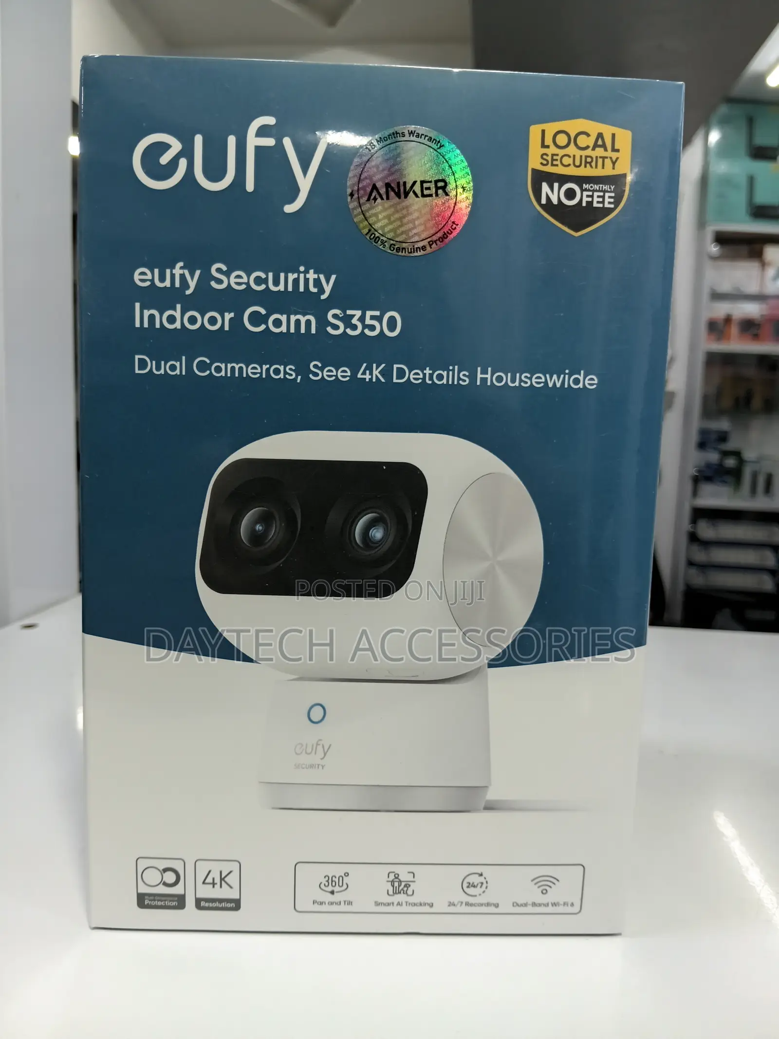 Eufy Indoor Cam S350 Dual-Camera Indoor Security Camera