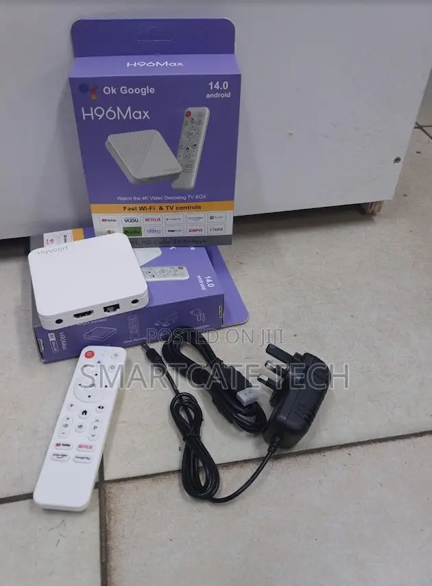 H96 Max 2GB 16GB Android 14 Smart TV Box – 4K Ultra HD