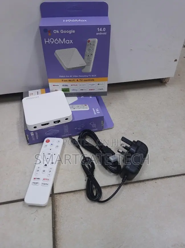 H96 Max 2GB 16GB Android 14 Smart TV Box – 4K Ultra HD