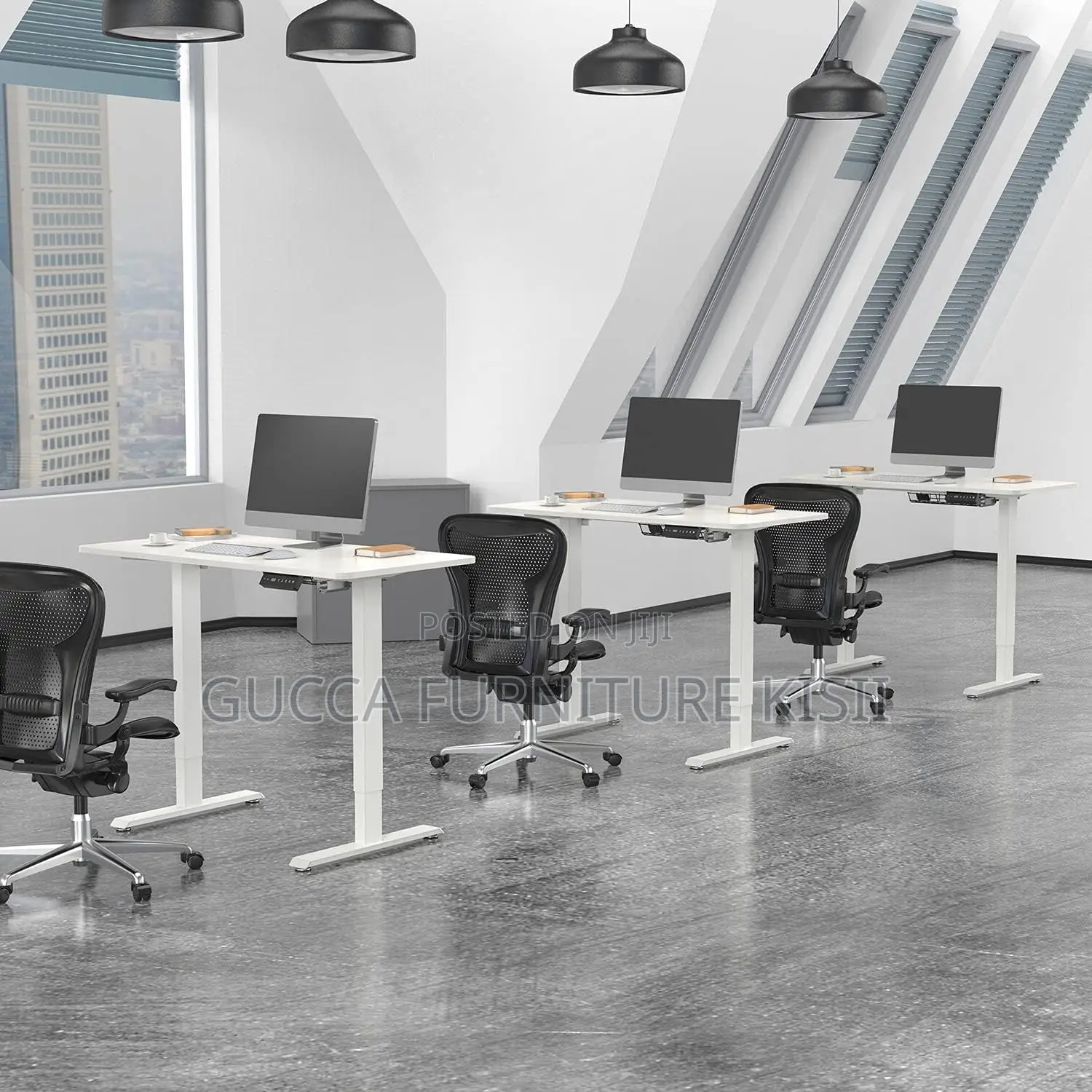 Electric Desk; Height Adjustable Standing Desk