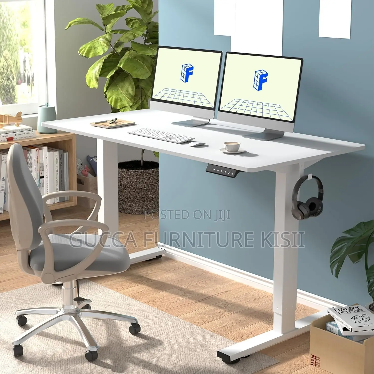 Electric Desk; Height Adjustable Standing Desk