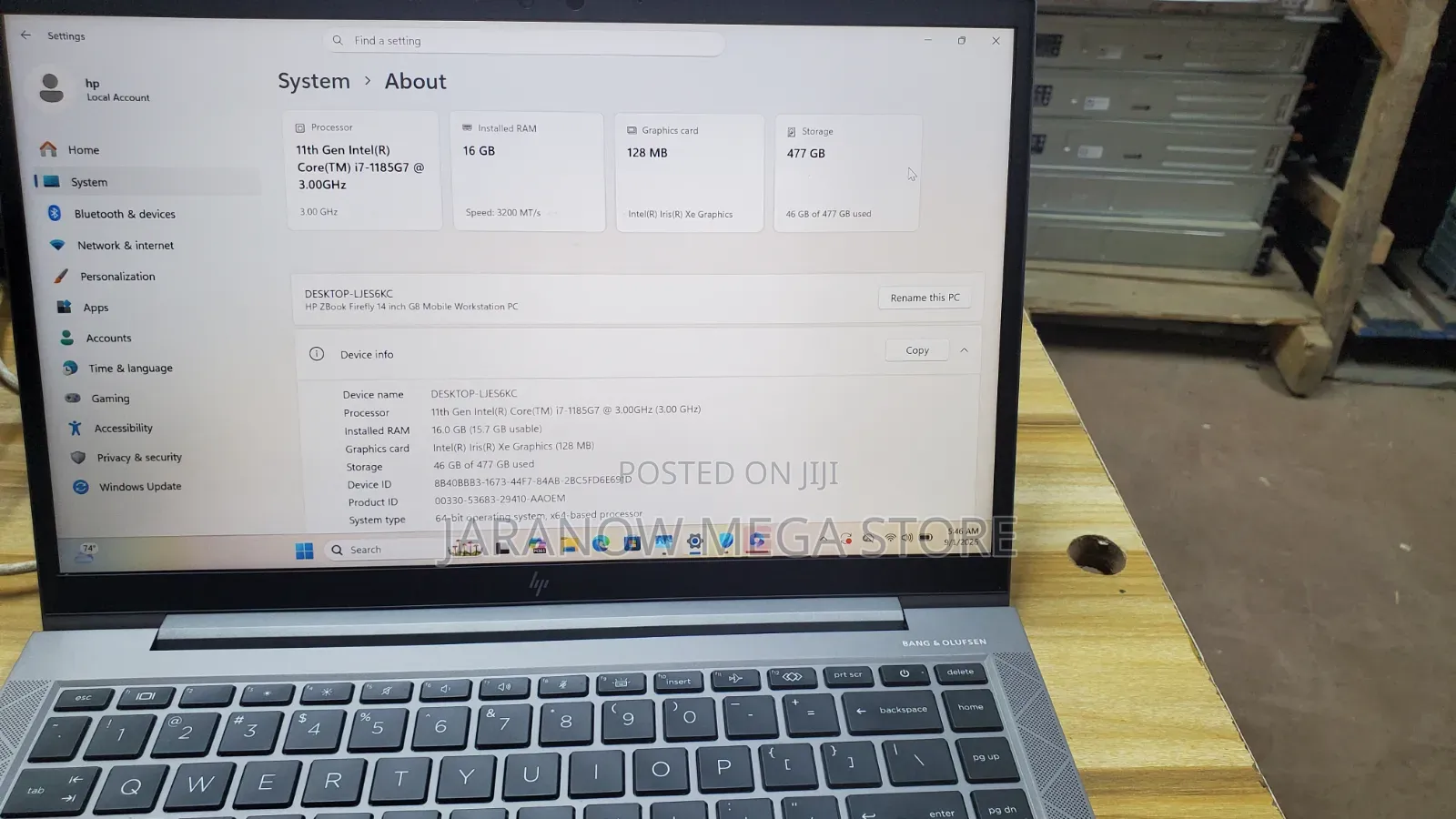 Laptop HP ZBook Firefly G8 16GB Intel Core i7 SSD 512GB