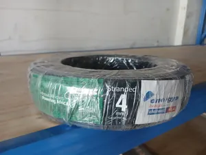 Black Single-Core Stranded Electrical Wire 4mm