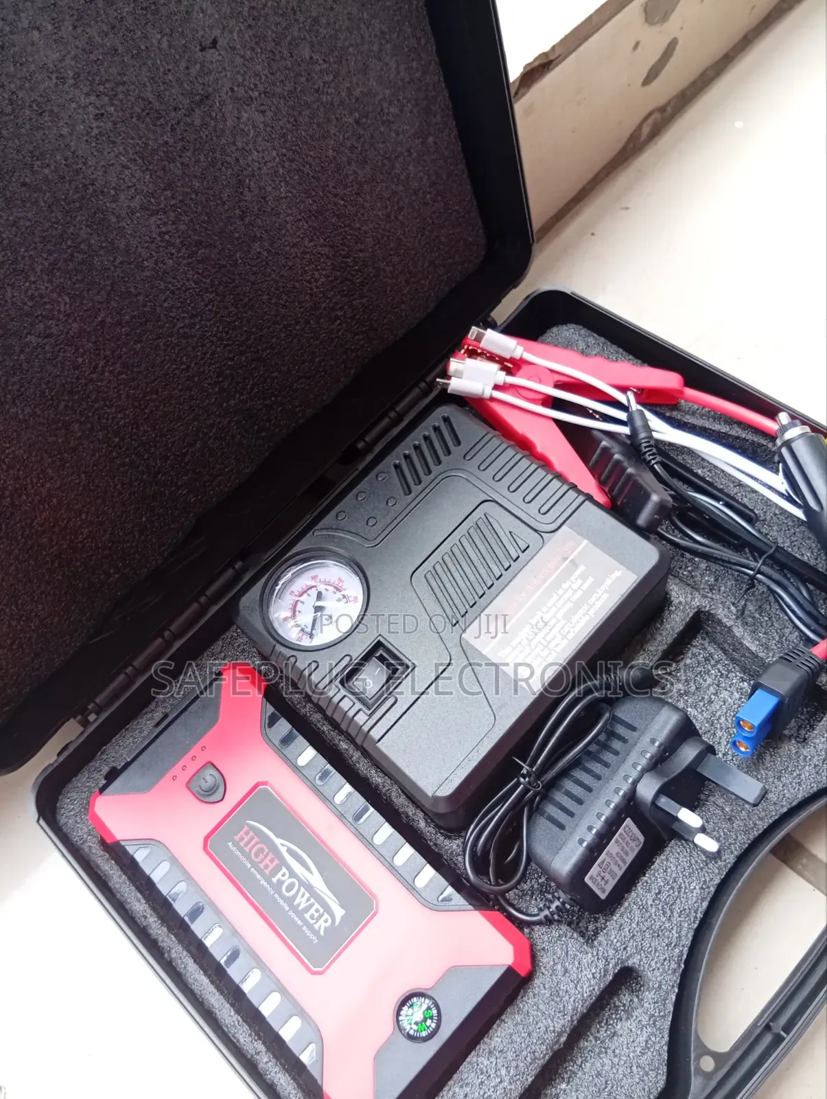 Car Battery Jump Starter – Portable Emergency Power Kit