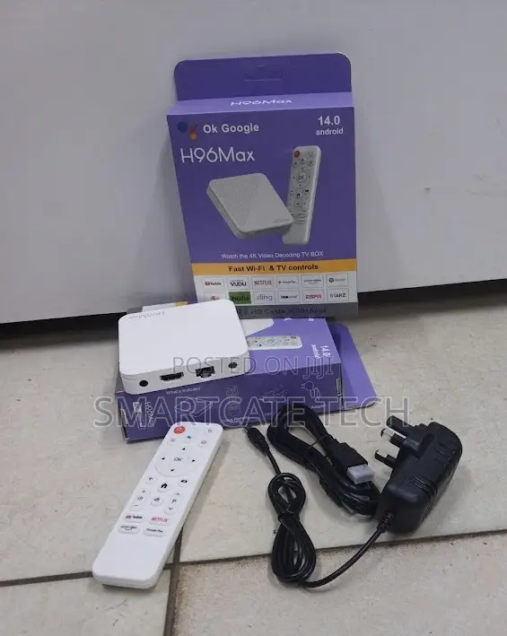 H96 Max Android 14 TV Box 2gb Ram 16gb Storage – 4k Hd