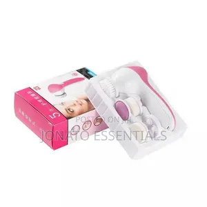 5 in 1 Electric Facial Cleansing Brush Massager Set