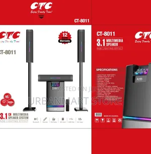 CTC CT-8011 3.1 Channel Home Theater Speaker System