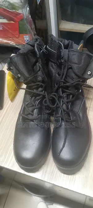 Black Siwar Military Boots