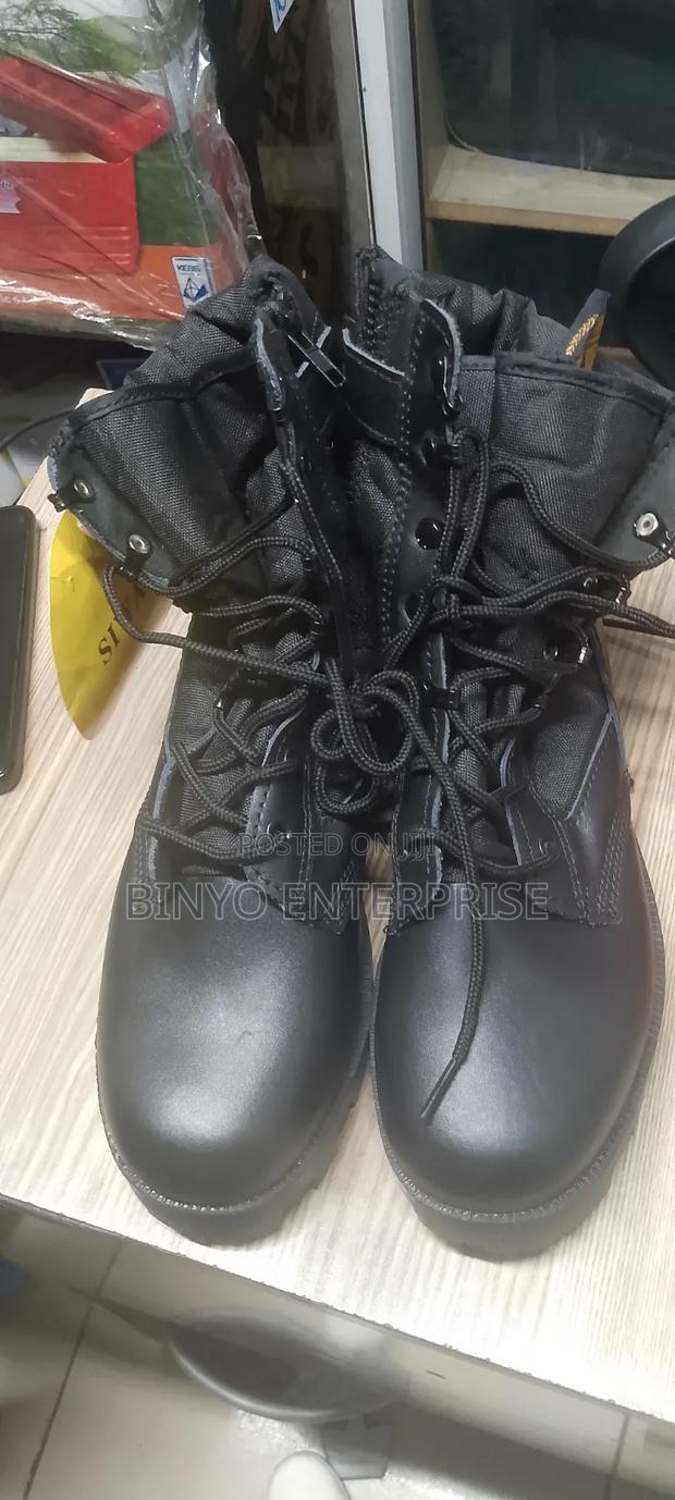 Black Siwar Military Boots