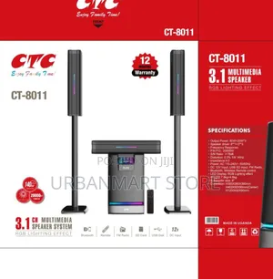 CTC CT-8011 Tall Boy Multimedia Speaker System